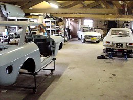 Inside the workshop