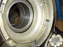 Upright with wheel bearing