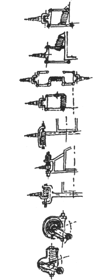 9 of the 14 Falchetto sketches